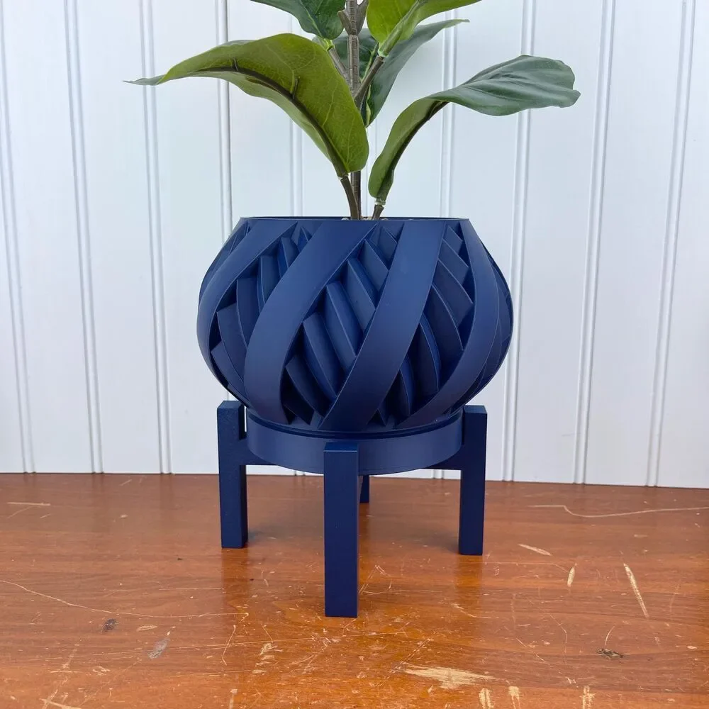 The Silvio, Indoor Flower Pot, Houseplants, Planter Drip Tray